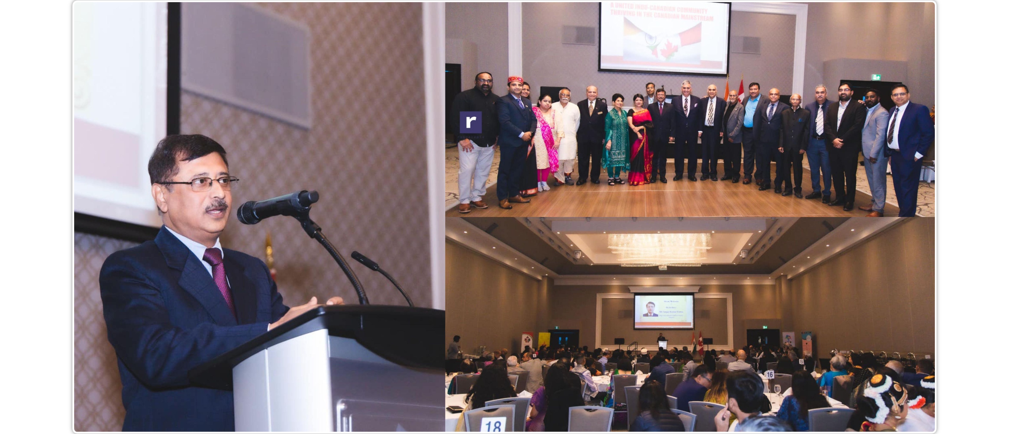  HC Designate Shri Sanjay Kumar Verma & Smt. Gunjan Verma were welcomed by 15 diaspora organizations & business leaders of Ottawa (12 November 2022)
