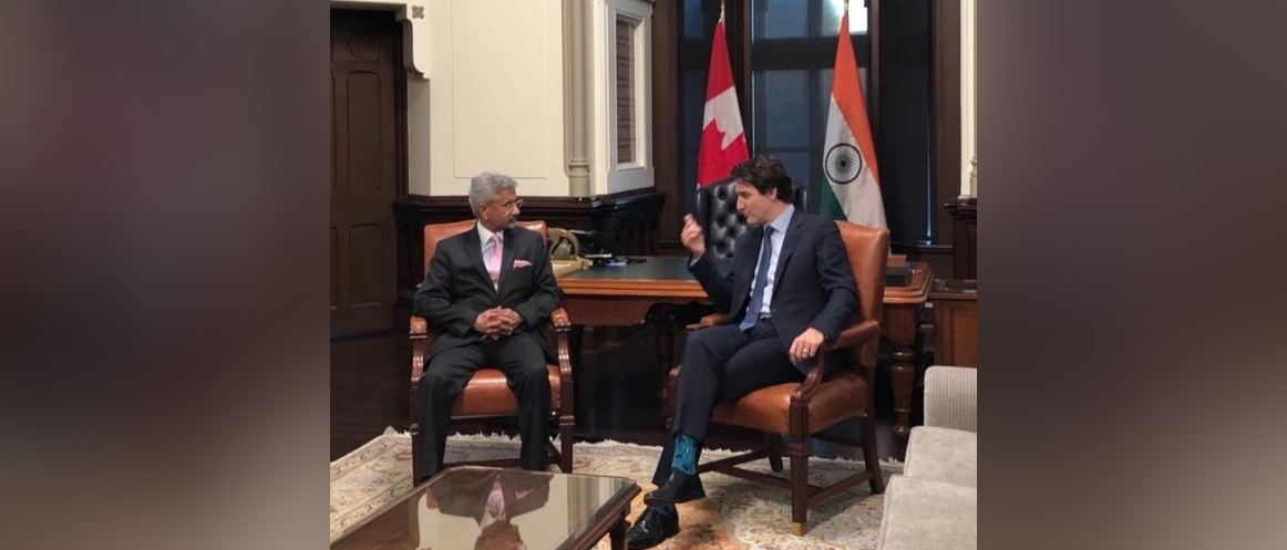  EAM Dr. S. Jaishankar called on the Canadian PM Justin Trudeau during his visit to Ottawa on Dec 19, 2019.