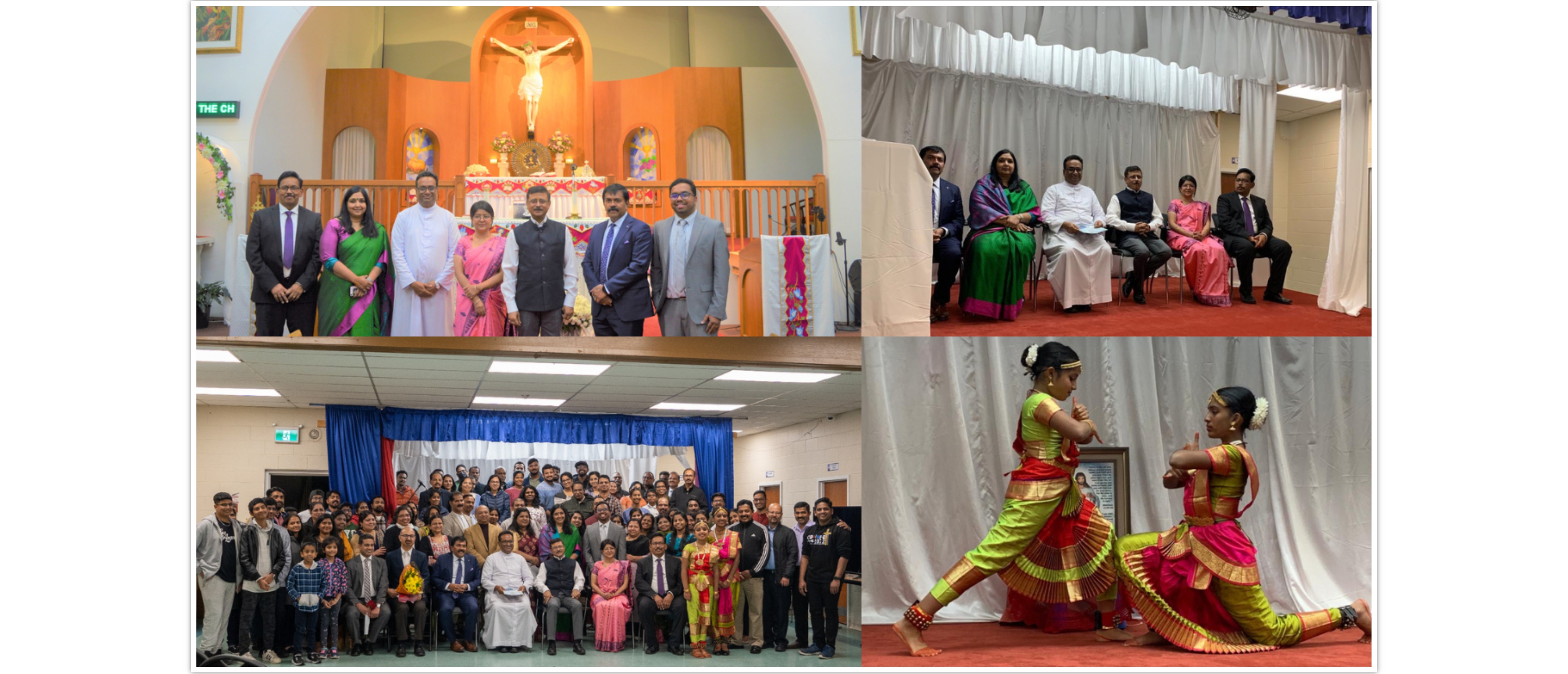  High Commissioner designate Shri Sanjay Kumar Verma visited Toronto Church St. Thomas Syro Malabar Catholic Community in Canada. (7 November 2022)